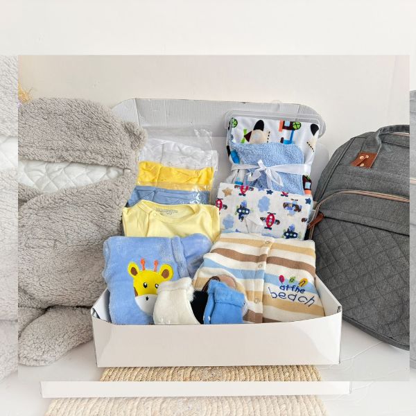 Box Bolso Maternal Premium Celeste