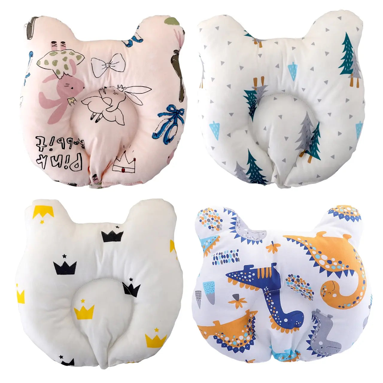 Almohada anti cabeza plana